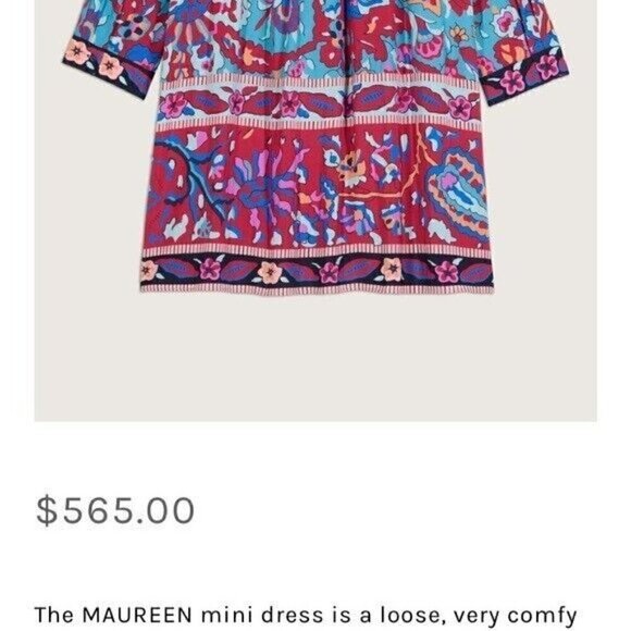 Ba&Sh Maureen floral-printed dress Size Small NWT - Picture 4 of 16